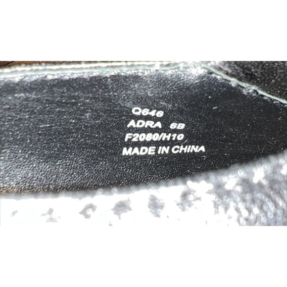 Coach Black Leather Adra Bootie Heels Pumps Size 6 B - Picture 5 of 5